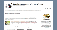 Desktop Screenshot of ordenadorlento.es